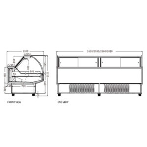 Buy Display Cabinet For Deli XC-ZSG-19 Online - Commercial Fridges - 2 - NZ Depot Delivery