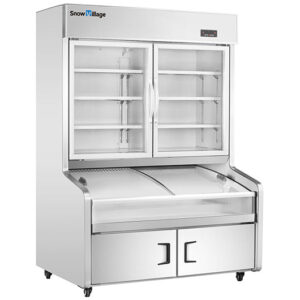 Buy Double Door With 3 Temperature Display Cabinet for Restaurant HY-1800FKT Online - Commercial Fridges - 1 - NZ Depot Delivery