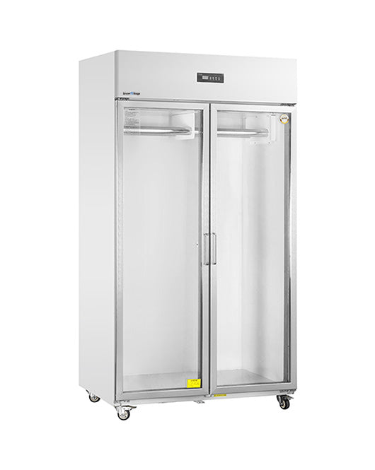Double Glass Door Meat Hanging Freezer GR-1200D | Commercial Refrigeration | Snow Village 1 Buy Double Glass Door Meat Hanging Freezer GR-1200D Online - Commercial Freezers - 1 - NZ Depot Delivery