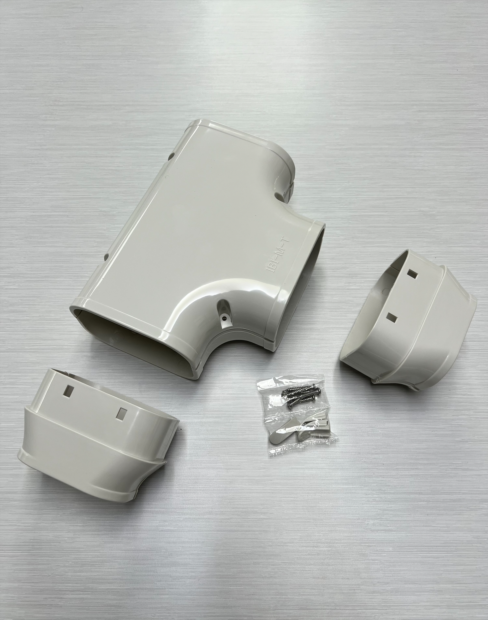 Duct T-Joint 100mm Ivory PD-100RT 1 Buy Duct T-Joint 100mm Ivory PD-100RT AC0232 - Toyo Ducting & Accessories Online NZ Depot 1