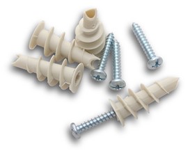 Buy Electrical Supply Corp PLASTIC SELF DRILL ANCHOR KIT (100/ctn) J4041 - Fastenings Online NZ Depot 1