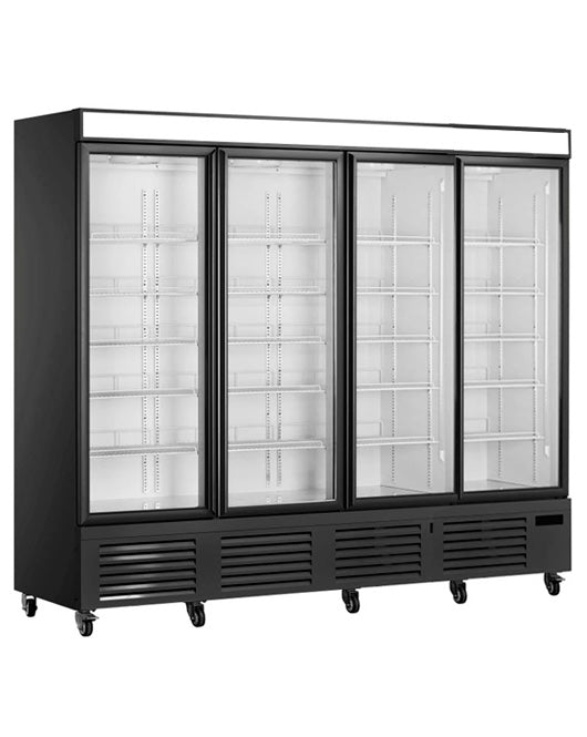 Four Glass Door Display Freezer LD-2500FX | Commercial Refrigeration | Snow Village 1 Buy Four Glass Door Display Freezer LD-2500FX Online - Commercial Freezers - 1 - NZ Depot Delivery