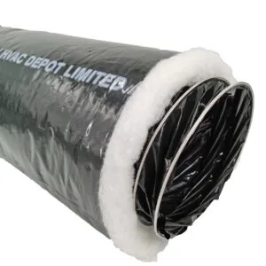 Buy HVAC Depot Flexilok 200Mm R0.6 Insulated 6M DFF2016 Front View