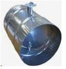 Buy HVAC Depot Manual inline Damper 400dia ACD0085 - Air Distribution Online NZ Depot 1