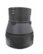 Buy HVAC Depot Plastic Inline reducer 450/400 ACD0126 - Air Distribution Online NZ Depot 1