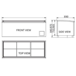 Buy Modular Supermarket Island Freezer CQZ-15L Online - Commercial Freezers - 2 - NZ Depot Delivery