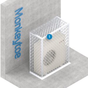 Buy Monkey Toe Systems MKT Condenser Cage 700H x 1100W x 500D  Small AC1406 - Mounting Systems Online NZ Depot 1