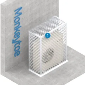 Buy Monkey Toe Systems MKT Condenser Cage 1200H x 1200W x 600D Medium AC1407 - Mounting Systems Online NZ Depot 1