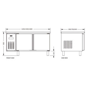 Buy PLR-18N2F (760MM) Online - Commercial Fridges - 2 - NZ Depot Delivery