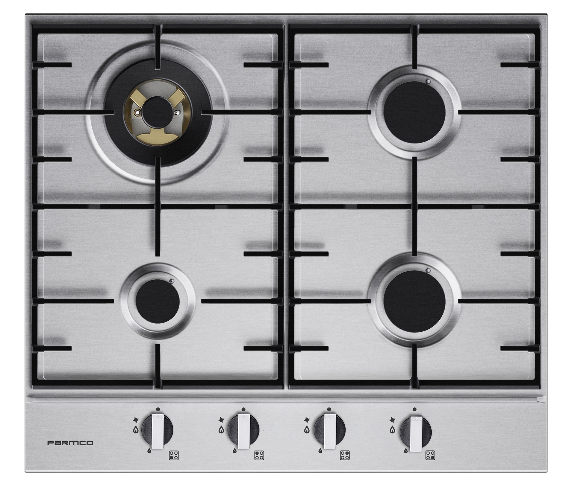 Parmco Gas cooktop series7 600mm stainless 3burner+wok 1 Buy Parmco Gas cooktop series7 600mm stainless 3burner+wok Online - - 1 - NZ Depot Kitchen