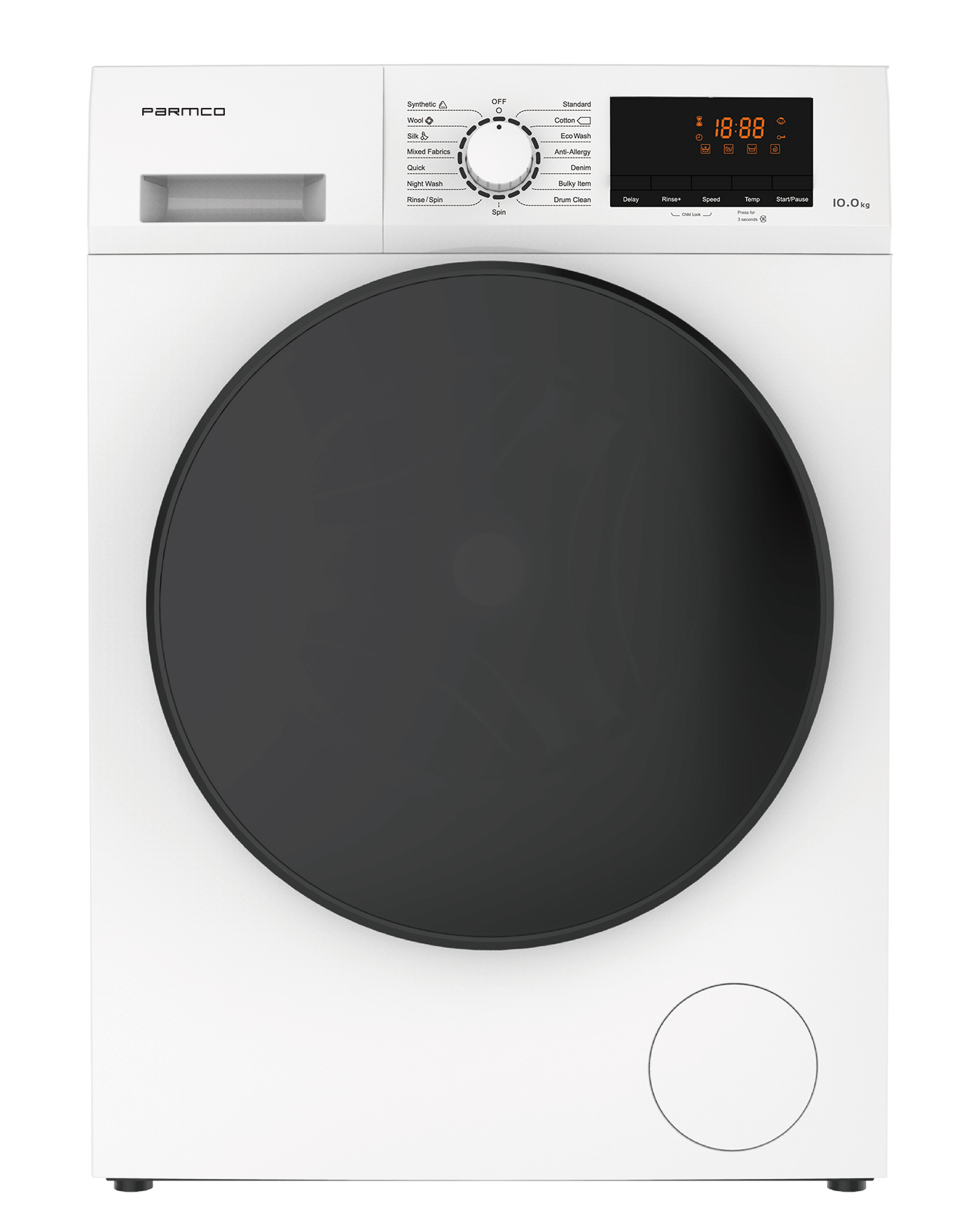 Parmco Washing machine 10kg white frontload 1 Buy Parmco Washing machine 10kg white frontload Online - - 1 - NZ Depot Kitchen