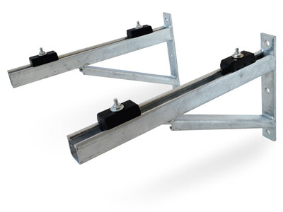 Propipe C/L Strut Wall Brkt x2 Kit 450mm 1 Buy Propipe C/L Strut Wall Brkt x2 Kit 600mm AC1203 - Mounting Systems Online NZ Depot 1