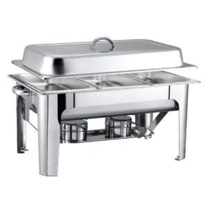 Buy SOGA 9L Stainless Steel 3 Pans Bain-marie Chafing Catering Dish Buffet Food Warmer Online - Furniture/Kitchen & Dining Room Furniture/Buffets, Sideboards & Kitchen Islands - 1 - NZ Depot Free Shipping