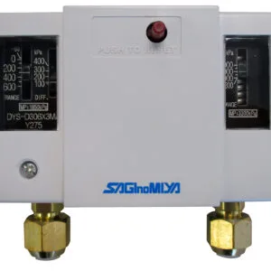 Buy Saginomiya Sagi Dys-D306X3Ma Dual Pressure Switch Man. Reset-60To600Kpa G1010 - Controls Online NZ Depot 1