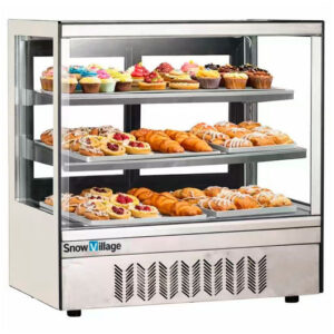 Buy Square Glass Chilled Counter-Top Food Display DG-TZ1200 Online - Commercial Fridges - 2 - NZ Depot Delivery