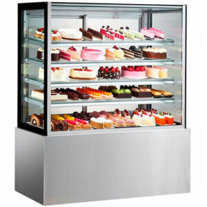 Buy Square Glass Chilled Food Display DG-1200FZH4 Online - Commercial Fridges - 2 - NZ Depot Delivery