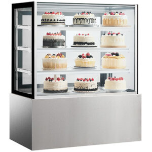 Buy Square Glass Chilled Food Display DG-900FZH3 Online - Commercial Fridges - 2 - NZ Depot Delivery