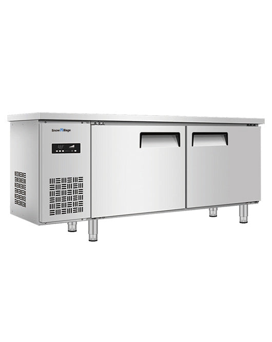 Stainless Double Door Workbench Freezer PLD-18N2 (700MM) | Commercial Refrigeration | Snow Village 1 Buy Stainless Double Door Workbench Freezer PLD-18N2 (700MM) Online - Commercial Freezers - 1 - NZ Depot Delivery