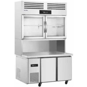 Buy Stainless Steel Double Door With Two Temperature Workbench Station PLRD-18N2B3 Online - Commercial Fridges - 1 - NZ Depot Delivery