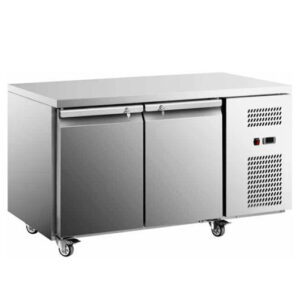 Buy Stainless Steel Double Door Workbench Freezer GNF1360T2 Online - Commercial Freezers - 1 - NZ Depot Delivery