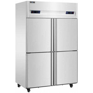 Buy Stainless Steel Four Door Freezer/Fridge CFD-40D4F Online - Commercial Freezers - 1 - NZ Depot Delivery