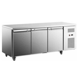 Buy Stainless Steel Triple Door Workbench Fridge GNR1820T3 Online - Commercial Fridges - 1 - NZ Depot Delivery