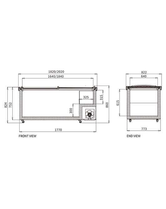 Supermarket Island Freezer SD/SC-2000RS - SD/SC-2000RS - Snow Village Commercial Fridge - 2 - NZ Depot Buy Supermarket Island Freezer SD/SC-2000RS Online - Commercial Freezers - 2 - NZ Depot Delivery