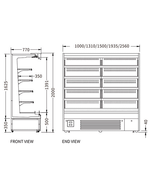 Supermarket Vertical Display Chiller XC-ZL-25-A/770 - XC-ZL-25-A/770 - Snow Village Commercial Fridge - 2 - NZ Depot Buy Supermarket Vertical Display Chiller XC-ZL-25-A/770 Online - Commercial Fridges - 2 - NZ Depot Delivery