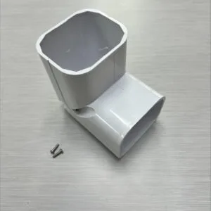 Buy Toyo Densen Duct Corner 80mm White WDK-80 AC0282W - Toyo Ducting & Accessories Online NZ Depot 1
