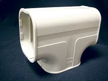 Buy Toyo Densen Duct T-Joint 80mm Ivory DT-80 AC0230 - Toyo Ducting & Accessories Online NZ Depot 1