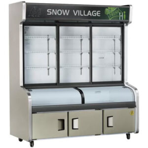Buy Triple Door With Three Temperature Display Cabinet for Restaurant HY-1800W Online - Commercial Freezers - 1 - NZ Depot Delivery
