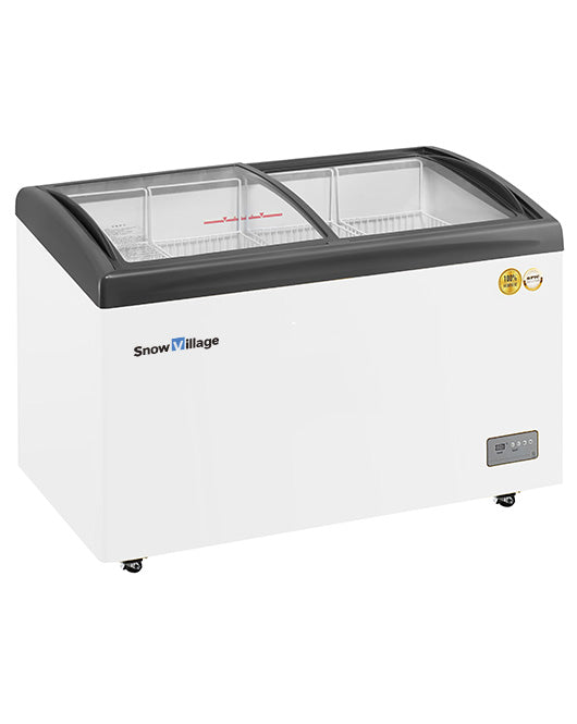 Two Sliding Glass Lids Dual Temperature Chest Freezer SD/SC-258YH | Commercial Refrigeration | Snow Village 1 Buy Two Sliding Glass Lids Dual Temperature Chest Freezer SD/SC-258YH Online - Commercial Freezers - 1 - NZ Depot Delivery