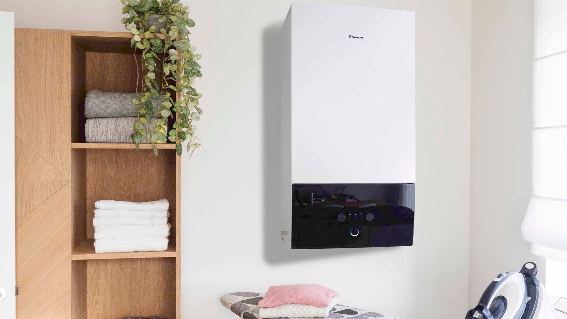 Daikin Altherma Indoor ALTHERMA-3-R-W-COMMERCIAL Daikin Altherma Outdoor Heat Pump Unit ALTHERMA-3-R-W-COMMERCIAL - Lifestyle View, Auckland