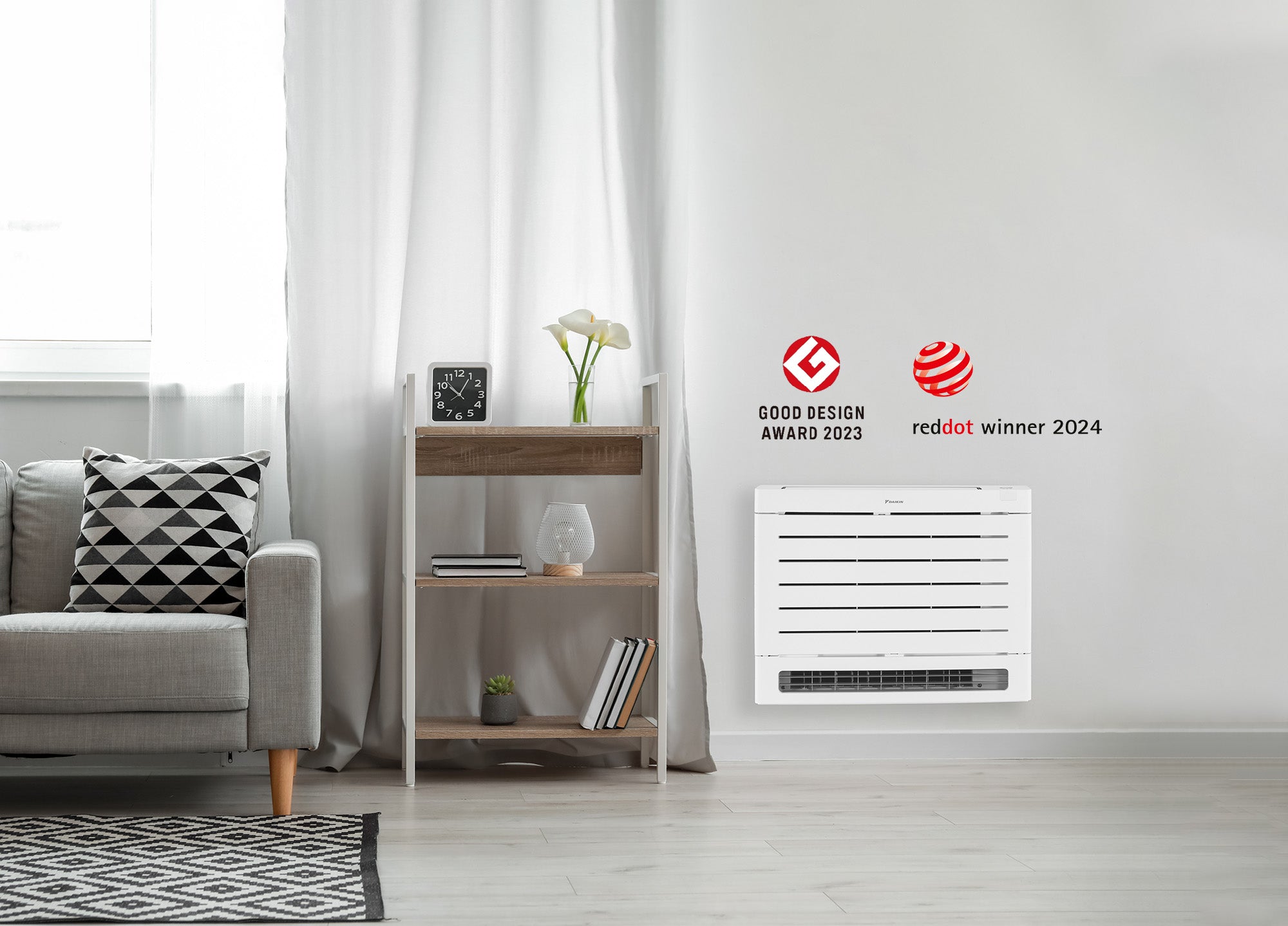 Daikin Aura Indoor FVXM50Y Daikin Aura Indoor Indoor Unit FVXM50Y - Lifestyle View, Napier