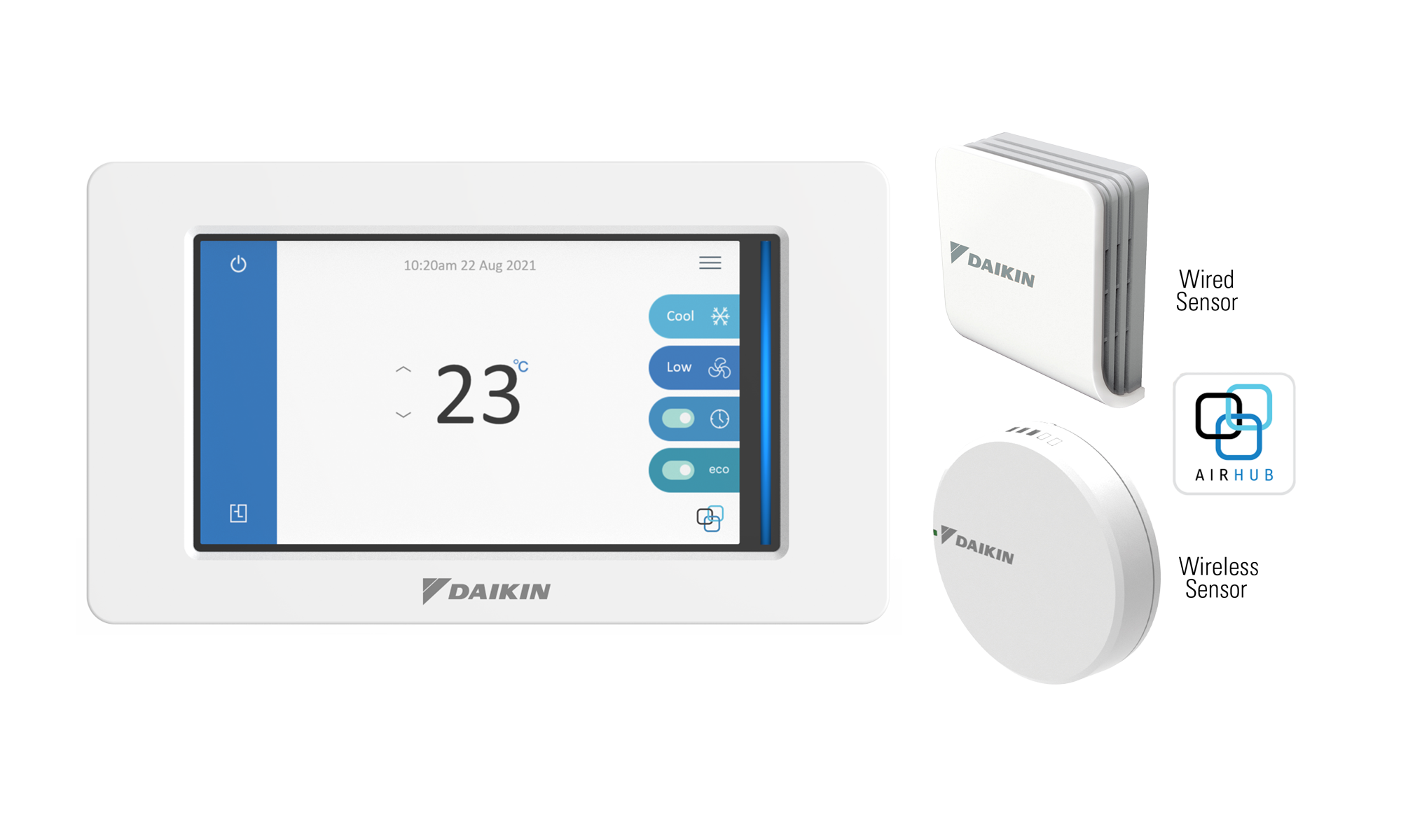 Daikin Daikin Indoor TOUCH-ZONE-CONTROLLER Daikin Controller TOUCH-ZONE-CONTROLLER - Technical Diagram, Tauranga