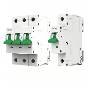 PROJOY DC Miniature Circuit Breaker PEBS-L-63 - PEBS-L-63 16A 2P 160V C 18mm front view | NZ Depot