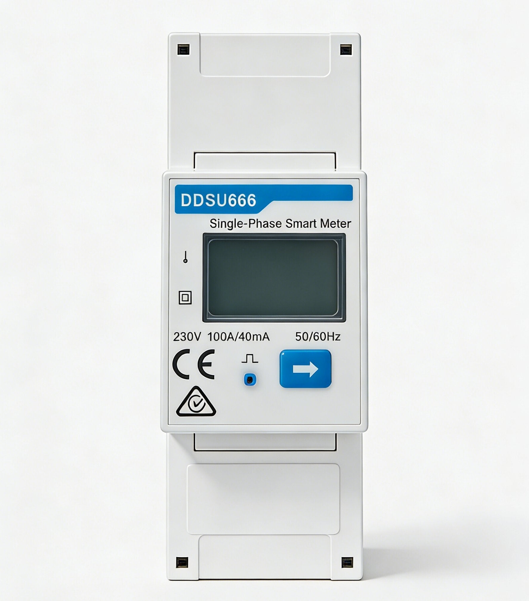 DDSU666 Single-Phase Smart Meter 230V 100A 2P Energy Monitor 1 DDSU666 Single-Phase Smart Meter - DDSU666 front view | NZ Depot