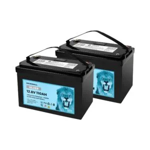Silver 12V 100Ah 110Ah Lithium - PAC-BTL-12V110S-2 front view | NZ Depot