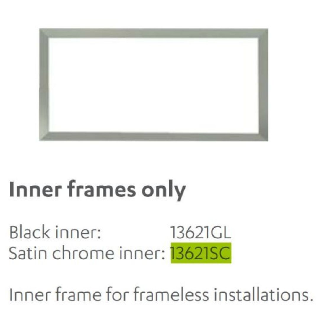Rinnai 13621SC - Inner Frame RDV36 Satin Chrome 1 Rinnai 13621SC - Inner Frame RDV36 Satin Chrome | NZ Depot