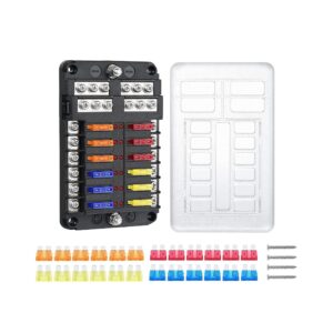 12 Way Blade Fuse - FUSE-12H front view | NZ Depot