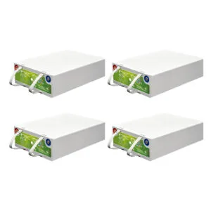 4X Deep Cycle Solar - PAC-BTC-12V130AH-4 front view | NZ Depot