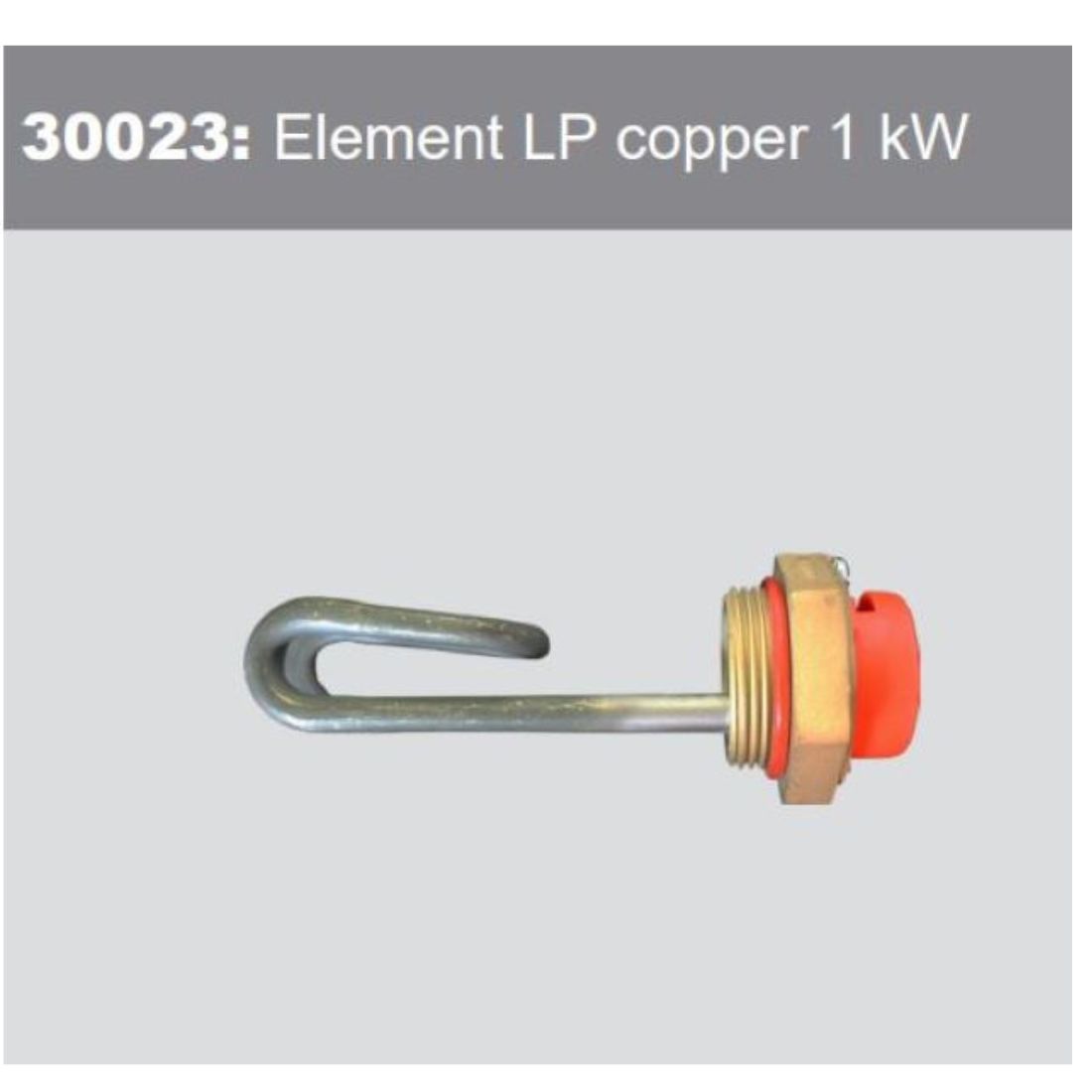 Rinnai RIN-30023 - Element LP Copper 1.0 kW 1 Rinnai RIN-30023 - Element LP Copper 1.0 kW | NZ Depot