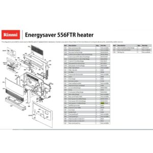 Rinnai 3060I - Spacer LH 431/556 WH | NZ Depot