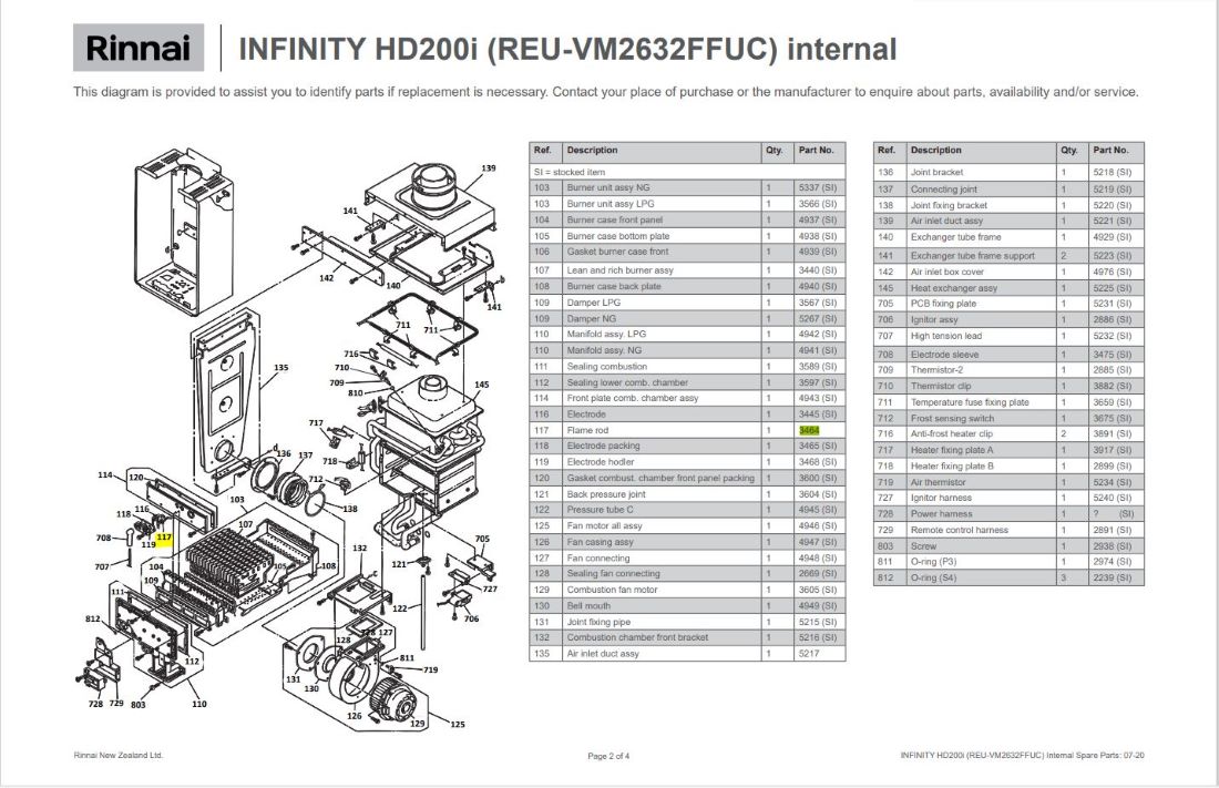 Rinnai RIN-3464 - Flame Rod INF26 32 26FF VT 1 Rinnai RIN-3464 - Flame Rod INF26 32 26FF VT | NZ Depot