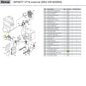 Rinnai RIN-3832 - O Ring 4 2046 1616 2010 VT A | NZ Depot
