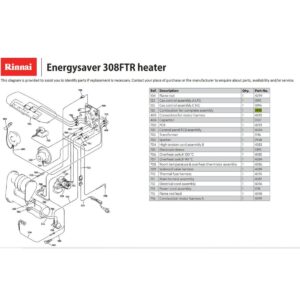 Rinnai RIN-3995 - Comb Fan Assy 308 | NZ Depot