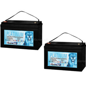 2x 2026 Solar Battery - BTG-12V105-2 front view | NZ Depot