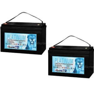 2x 2026 Solar Battery - PAC-BTG-12V105-2 front view | NZ Depot