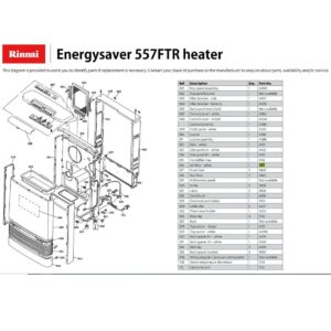 Rinnai RIN-4117 - Air Filter WH 557 | NZ Depot
