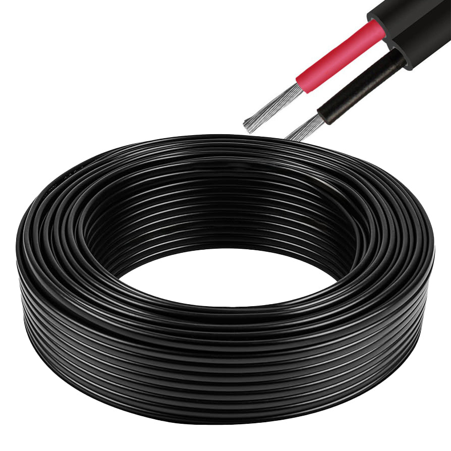 Premium 30m Twin Core Solar Extension Cable 10/12 AWG 6.0mm² with Connectors 1 Premium 30m Twin Core - CABLE6-30M front view | NZ Depot